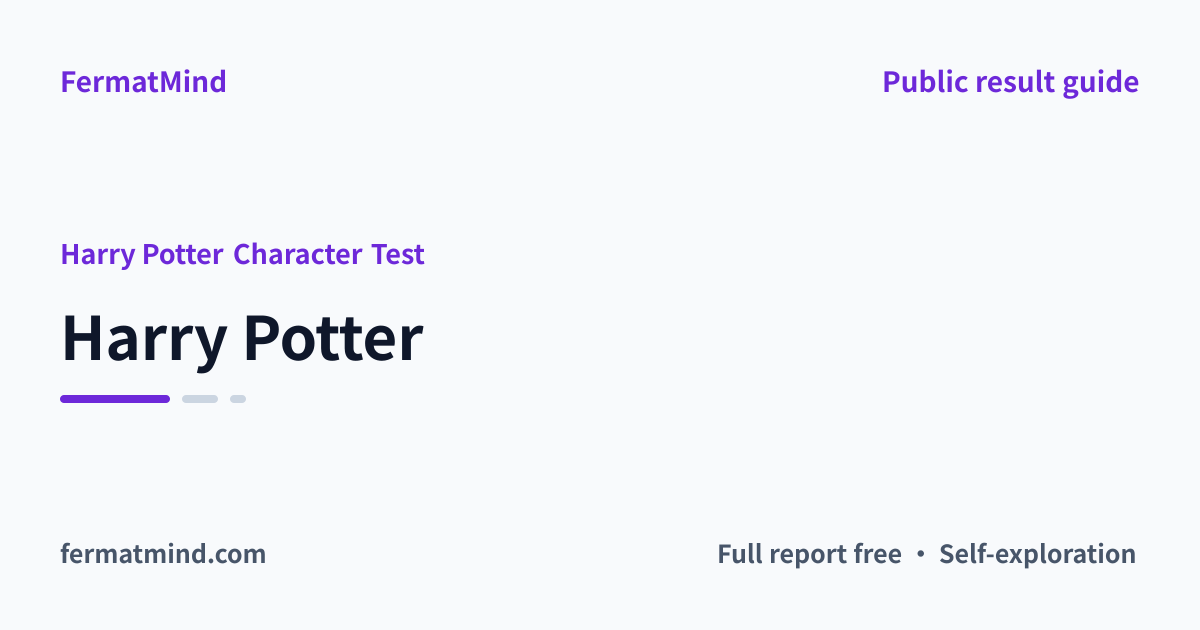 Harry Potter Test Result: Take a workable first turn | Harry Potter ...